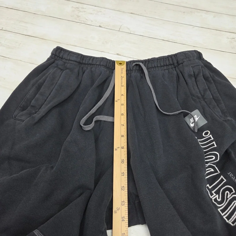 Nike Sportswear Just Do It Fleece Shorts Mens Large Black DD6235-010 Athletic